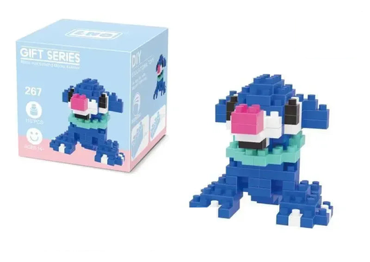 Popplio micro-brick building set — With retail box