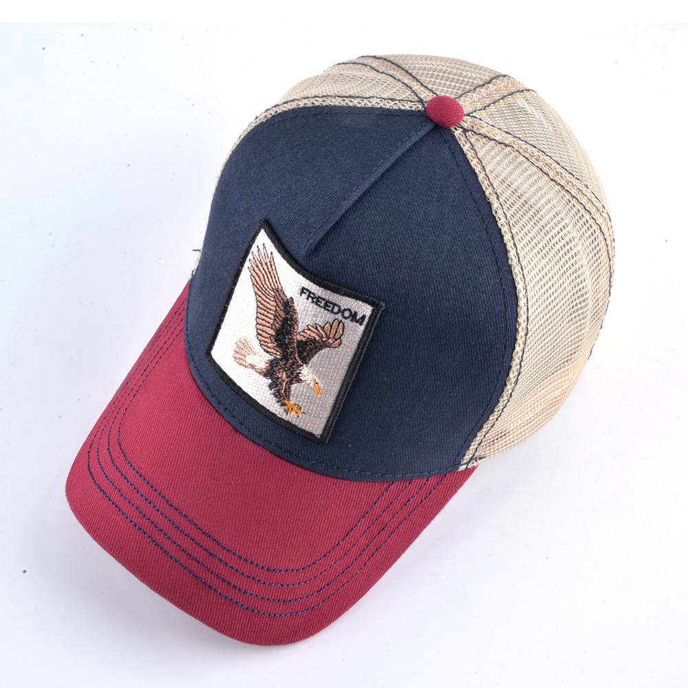 Red & Blue Eagle Trucker Cap