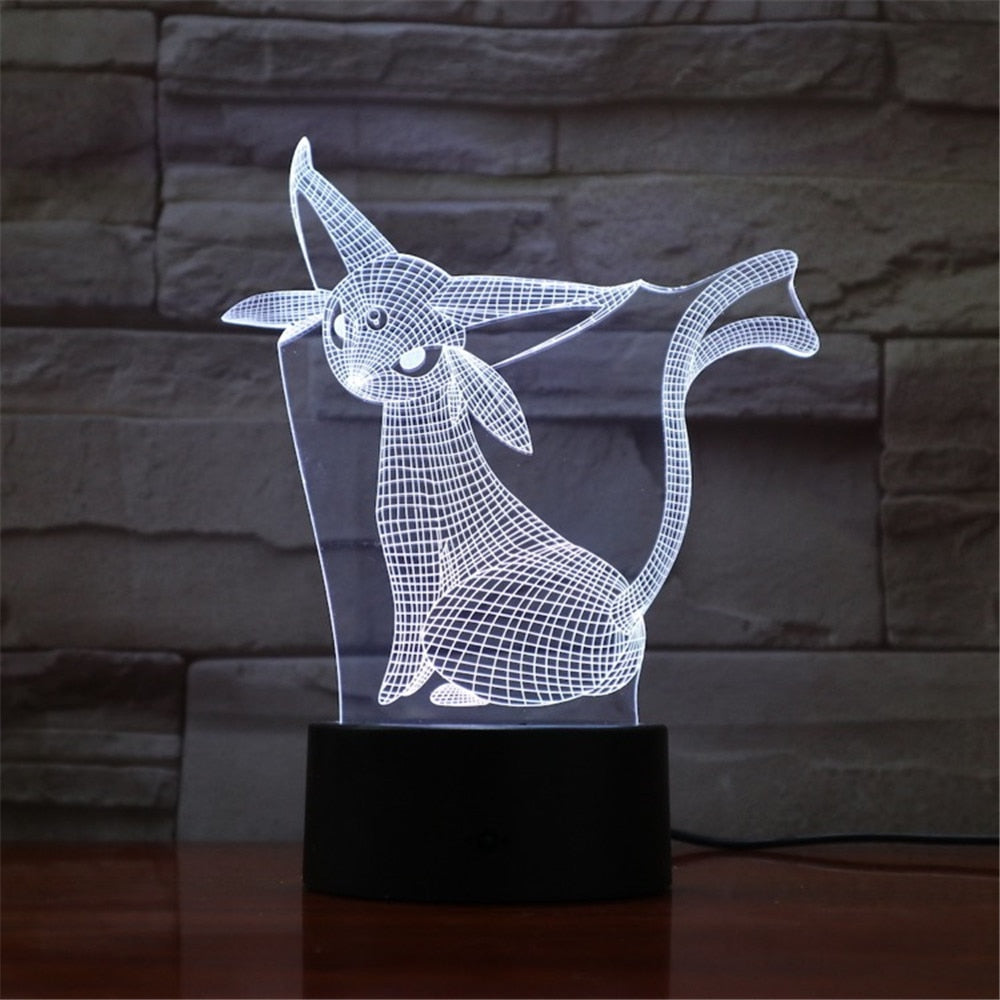 Espeon Pokémon 3D Lamp - 5 Colors