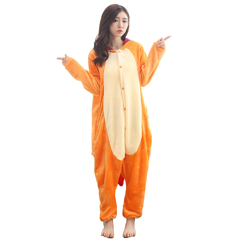 Charmander Pokemon Onesie - Halloween Costume