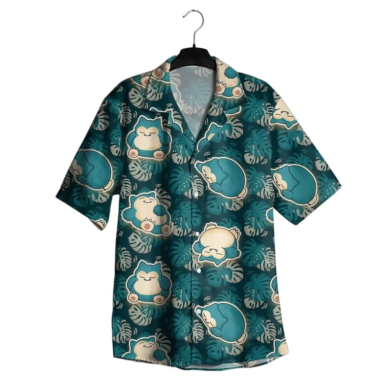Snorlax — Pokémon Hawaiian Shirt or Beach Shorts