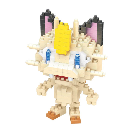 Meowth micro-brick building set