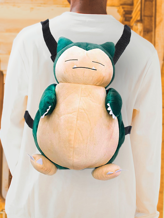 Snorlax Plush Backpack — Detail | GoPokeShop