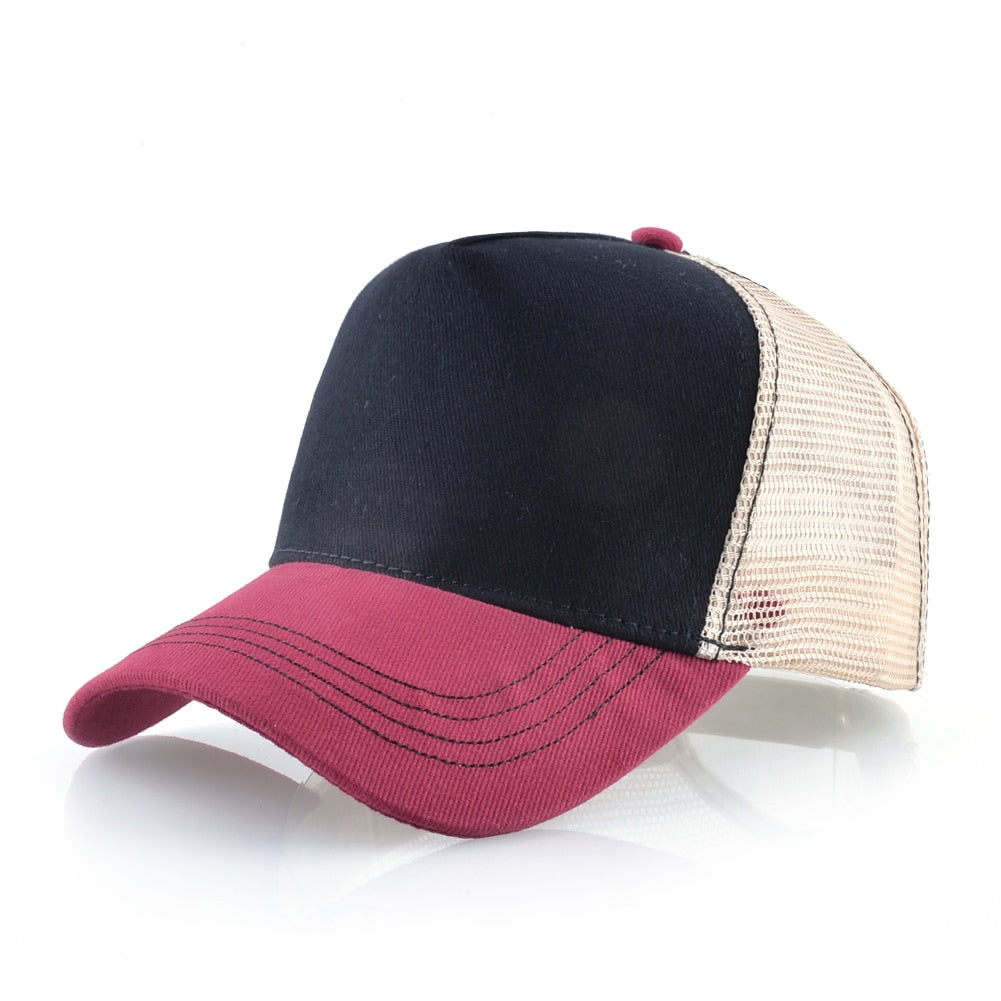 Black & Red Trucker Cap