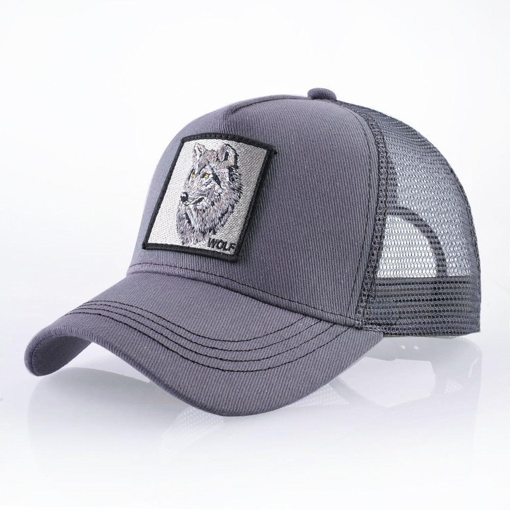 Gray Wolf Trucker Cap