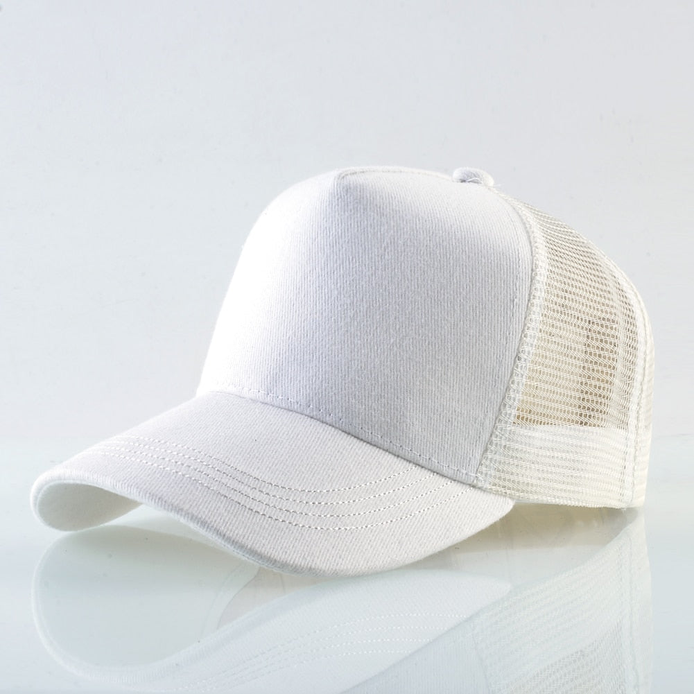 White Trucker Cap