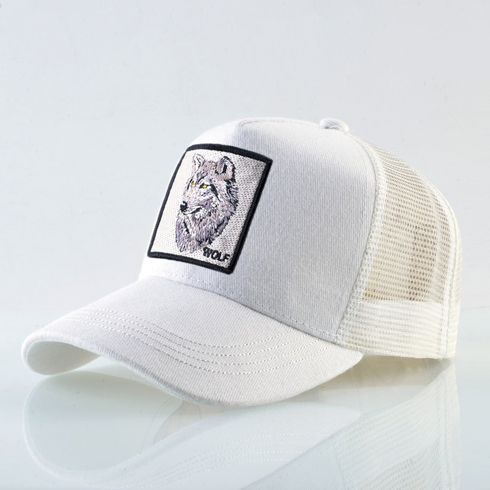 White Wolf Trucker Cap