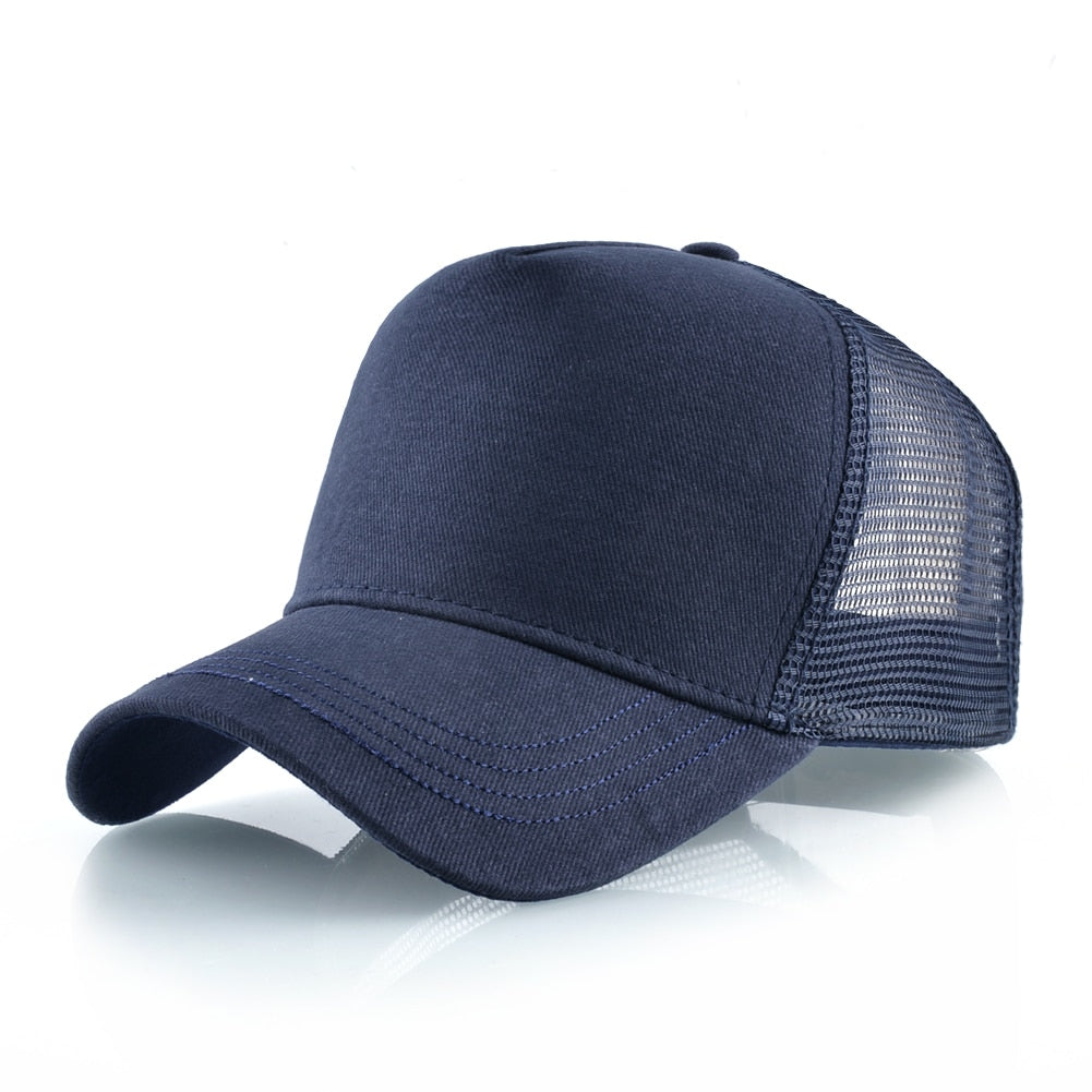 Dark Blue Trucker Cap