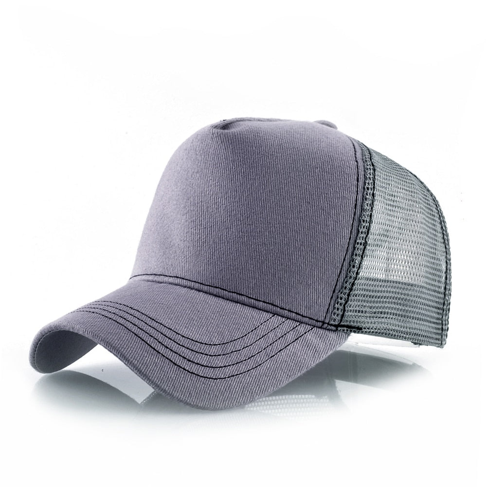 Gray Trucker Cap