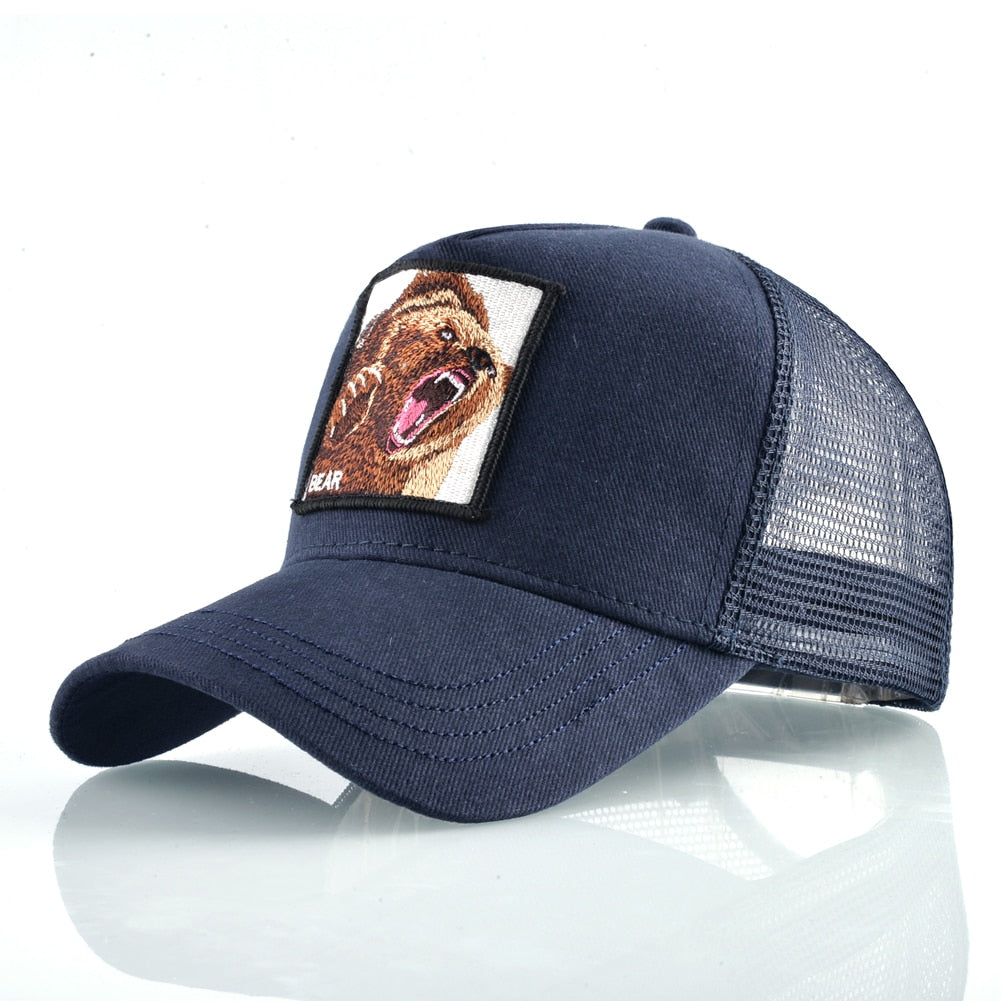 Blue Bear Trucker Cap