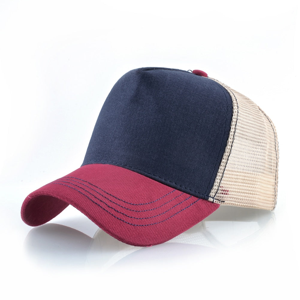 Blue & Red Trucker Cap