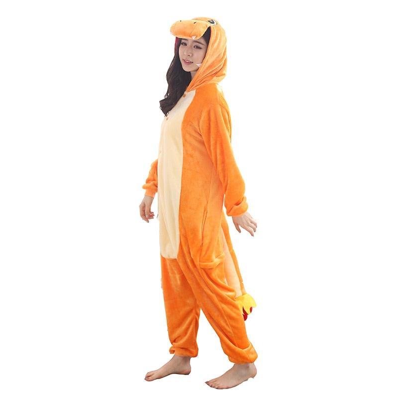 Charmander Pokemon Onesie - Halloween Costume