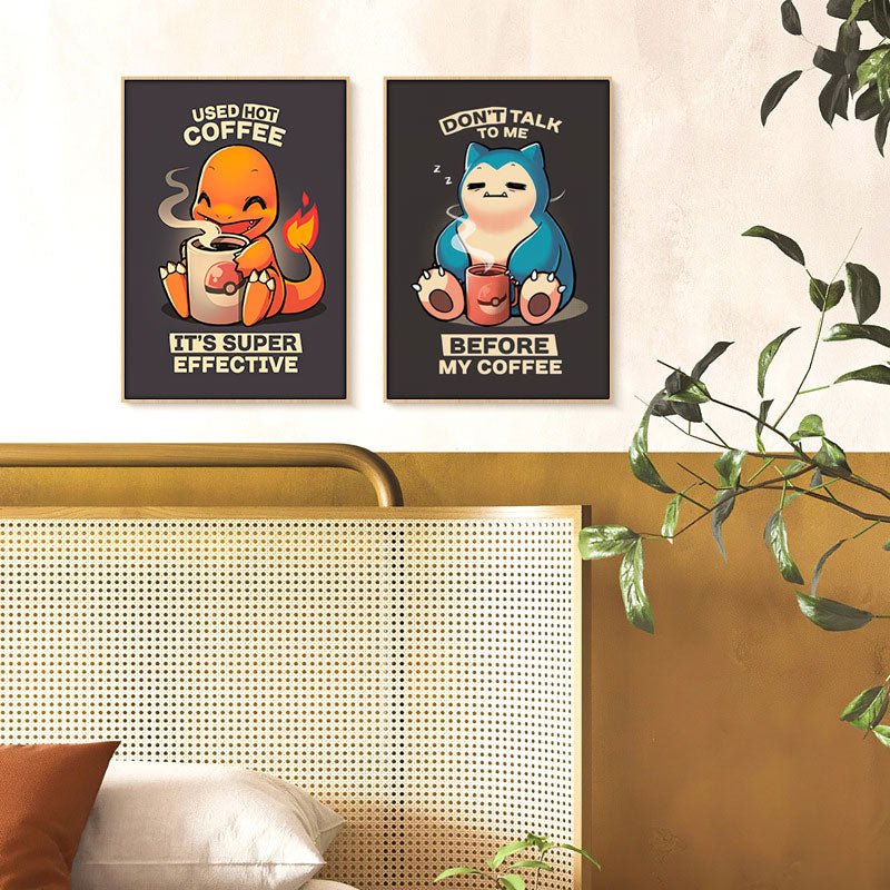 Snorlax Coffee Poster