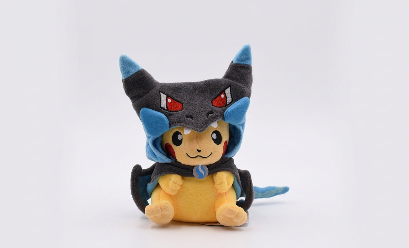 Pikachu Costume Plush — Mega Charizard X Costume Views | GoPokeShop