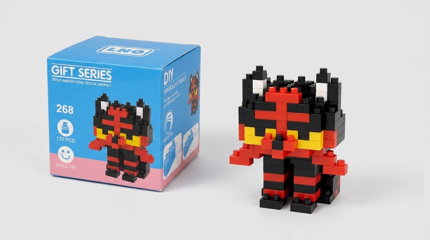 Litten micro-brick building set — With retail box
