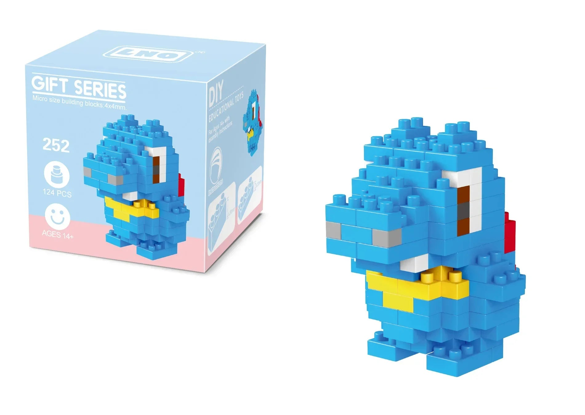 Totodile micro-brick building set — With retail box