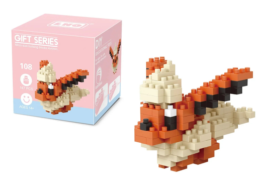 Pidgeot micro-brick building set — With retail box