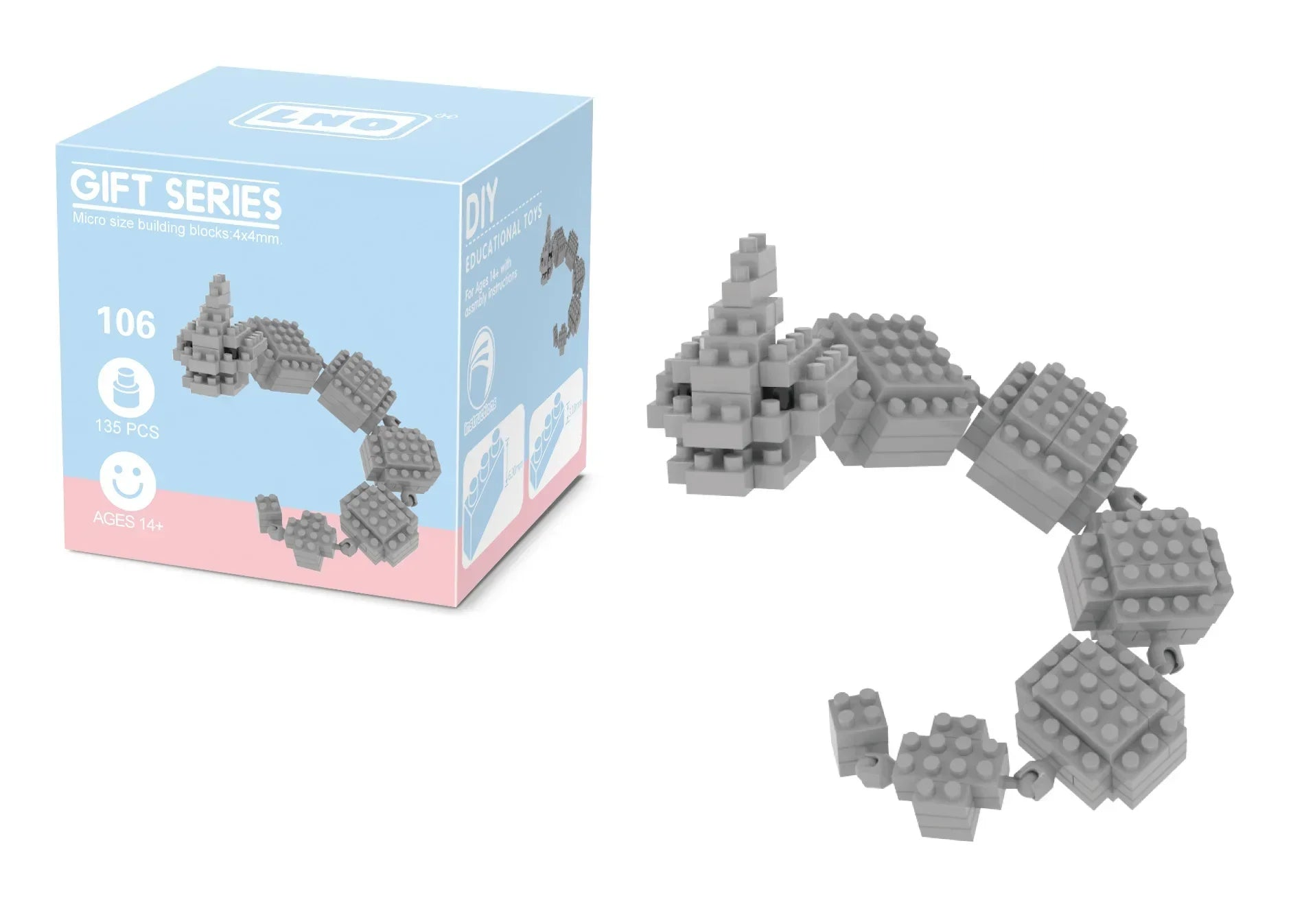 Onix micro-brick building set — With retail box