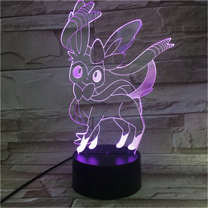 Sylveon Pokémon 3D Lamp - 5 Colors