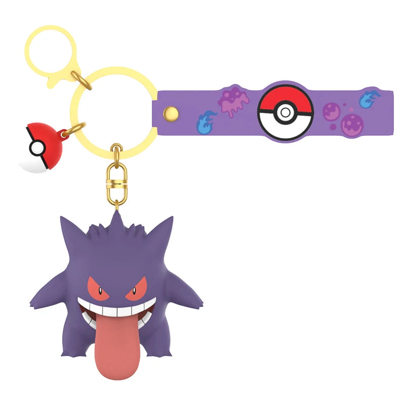 Gengar Figure Keychain — Poké Ball Strap | GoPokeShop