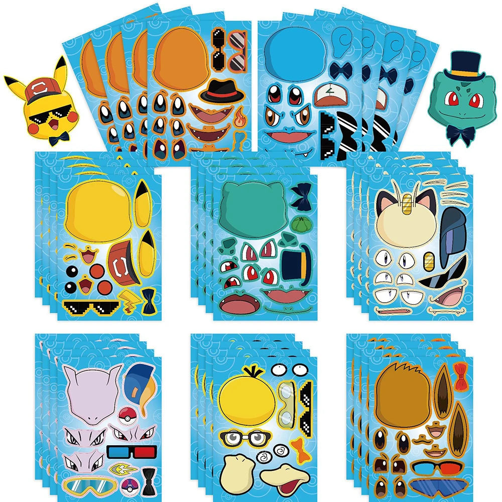 Pikachu Stickers — Display | GoPokeShop