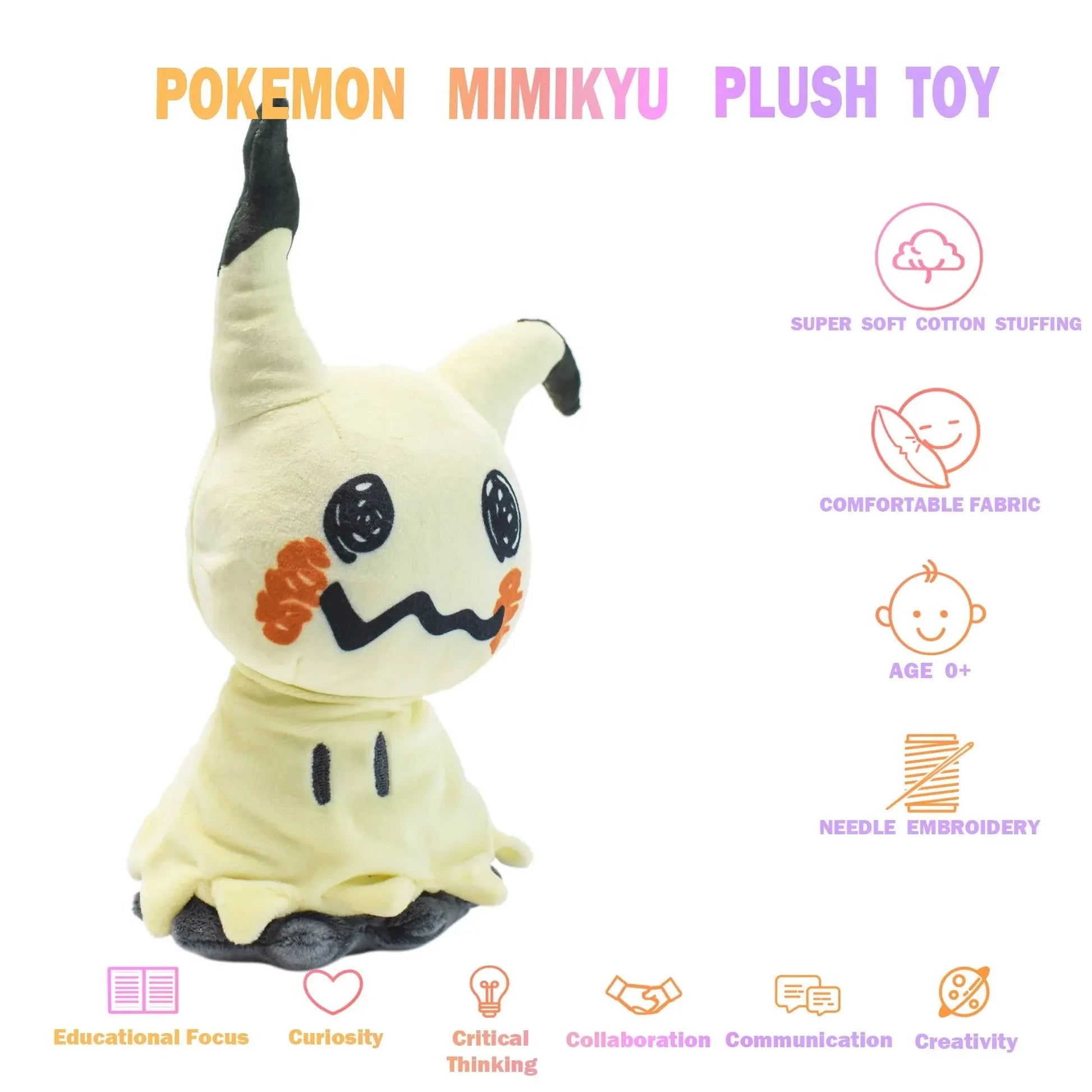 Mimikyu Plush Toy — Angle | GoPokeShop