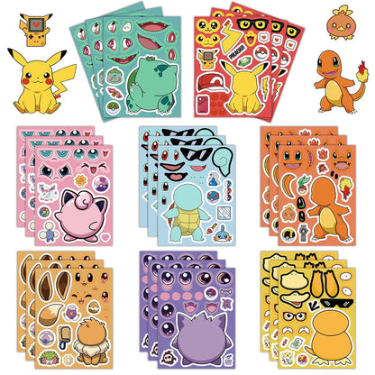 Pikachu Stickers — Side View | GoPokeShop