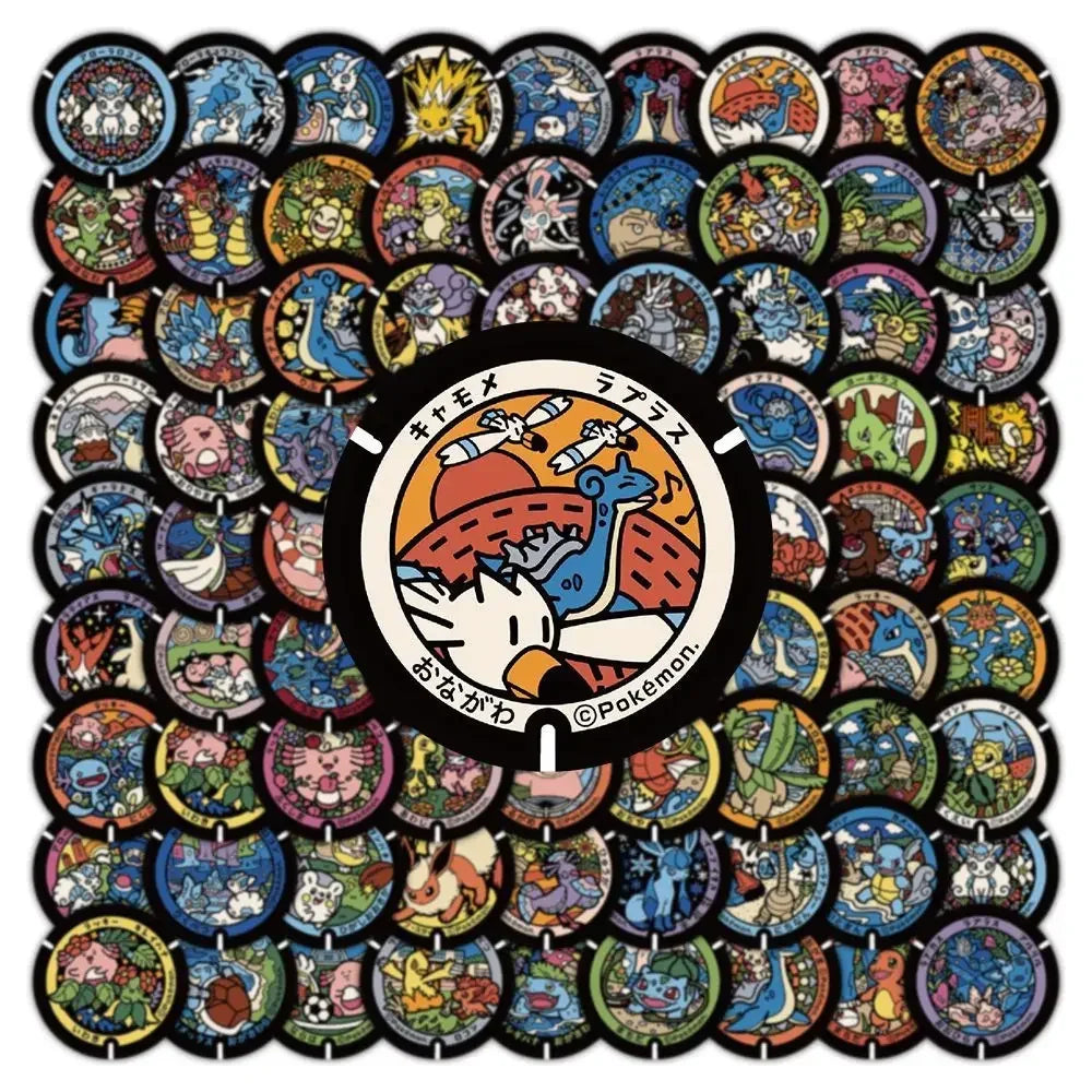 Pikachu Stickers — Angle | GoPokeShop