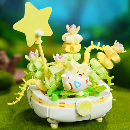Sprigatito Building Kit — Side View | GoPokeShop