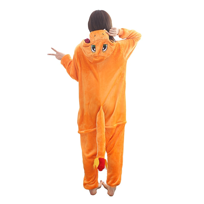 Charmander Pokemon Onesie - Halloween Costume