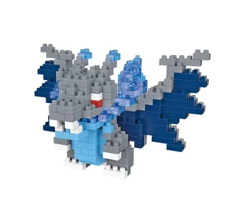 Mega Charizard X micro-brick building set — With retail box