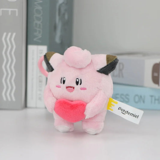Eevee, Espeon & Friends — Pokémon Plush Keychain (7–12 cm)