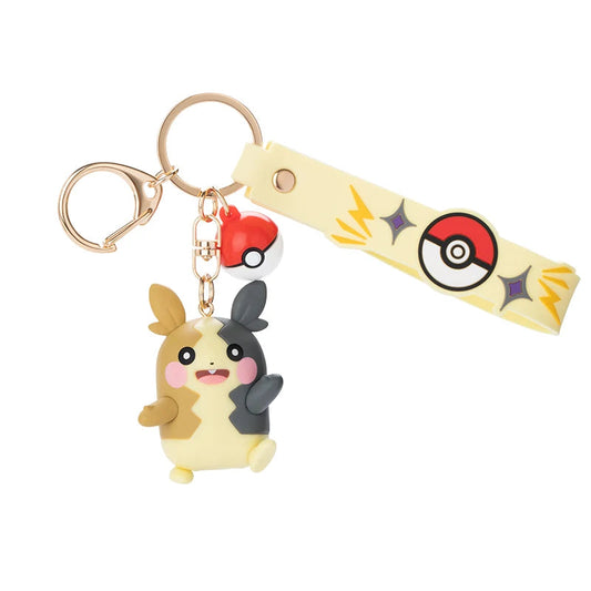 Morpeko Figure Keychain — Poké Ball Strap | GoPokeShop