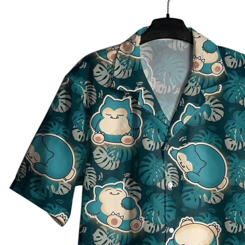 Snorlax — Pokémon Hawaiian Shirt or Beach Shorts