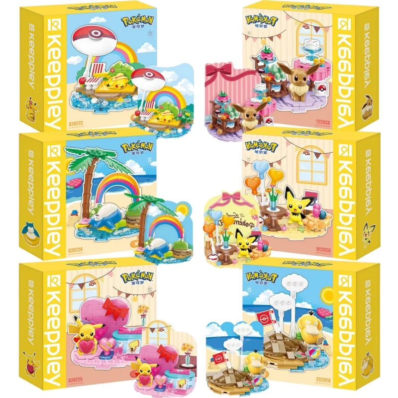 Pikachu Building Kit — Front View | GoPokeShop