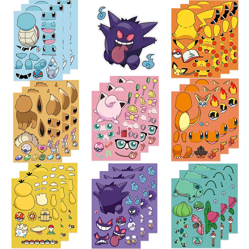 Pikachu Stickers — Angle | GoPokeShop