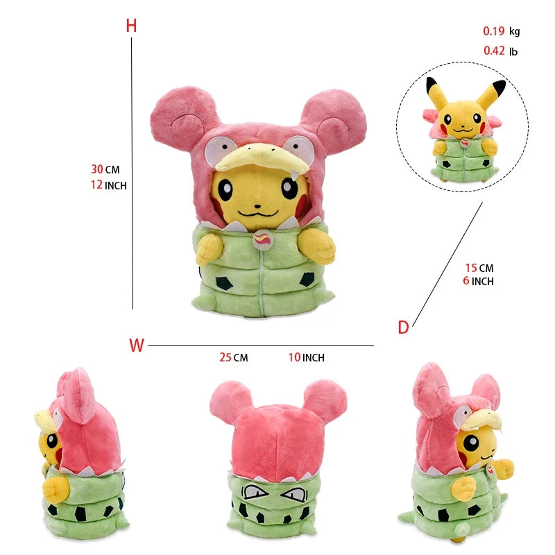 Pikachu in Costume — Pokémon Cosplay Plush (20–30 cm)