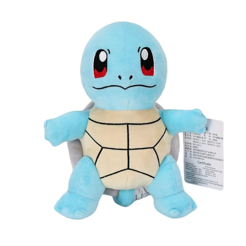 Blastoise, Wartortle & Charizard — Pokémon Plush (20–30 cm)