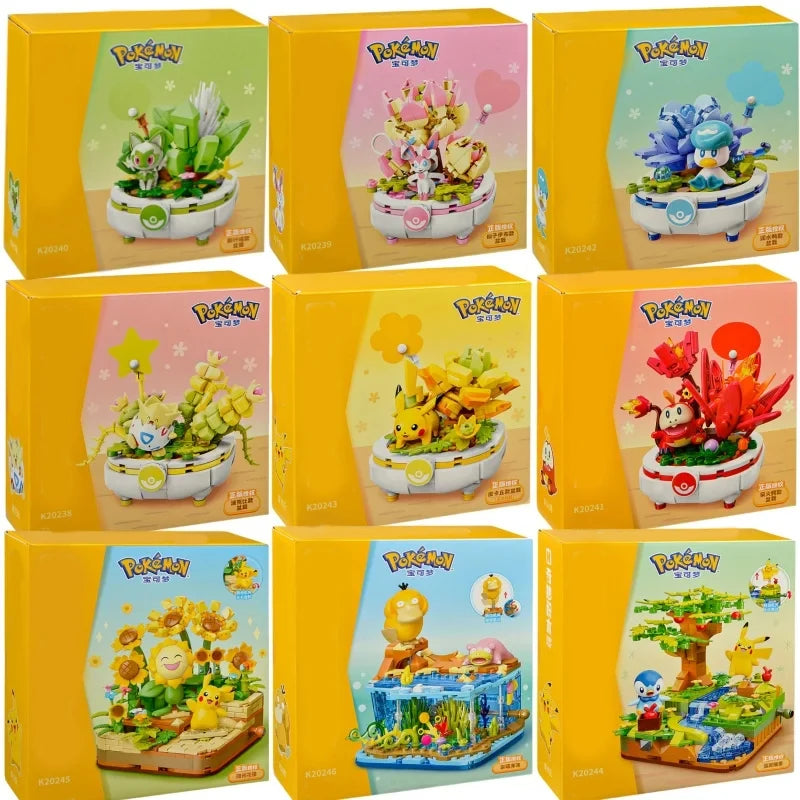 Pikachu Building Kit — Front View | GoPokeShop