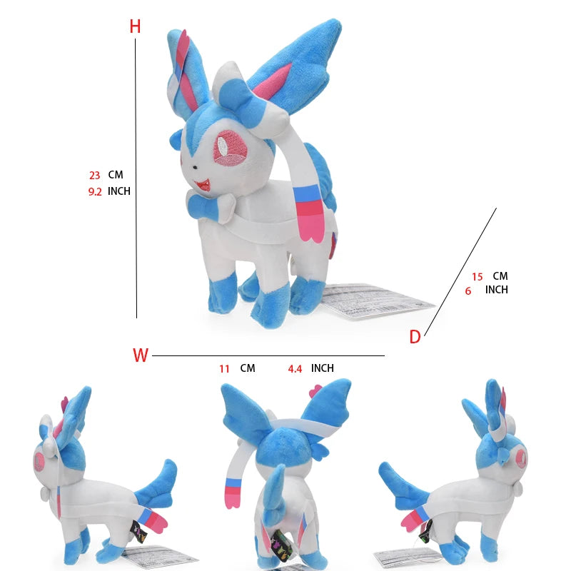 Eeveelutions — Pokémon Plush (Umbreon, Espeon & 6 more)