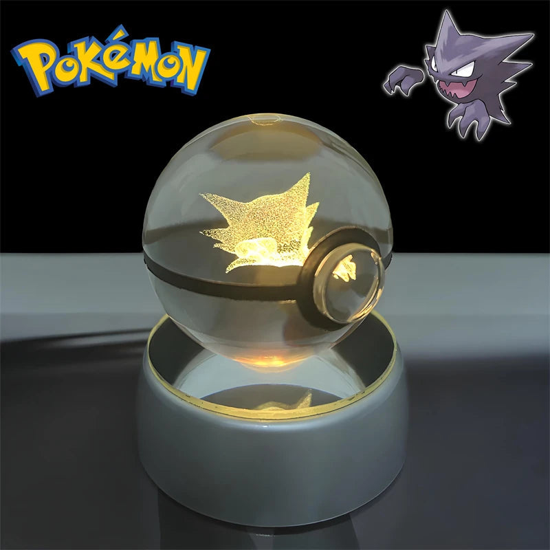 Dragonair Crystal Ball Lamp — Side View | GoPokeShop