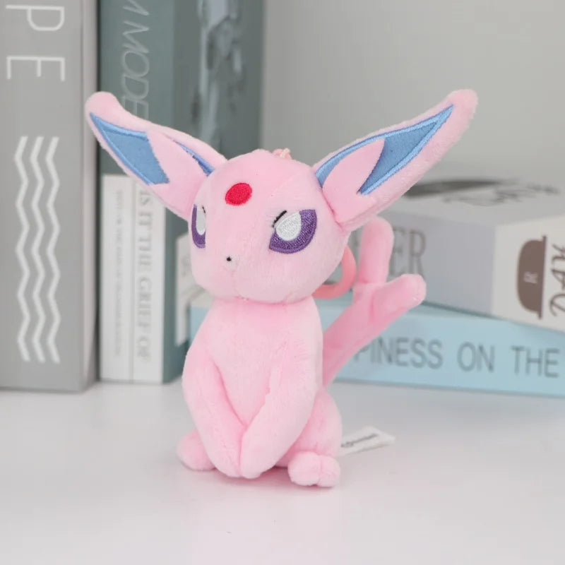 Eevee, Espeon & Friends — Pokémon Plush Keychain (7–12 cm)