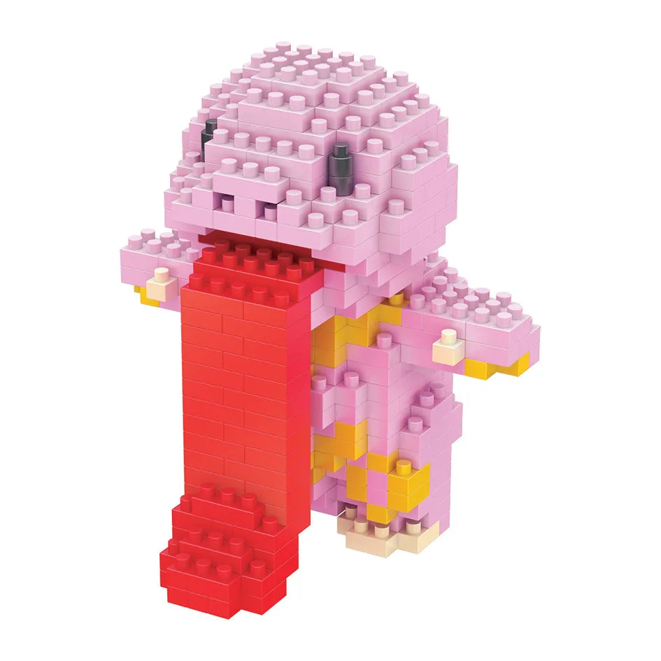 Lickitung micro-brick building set