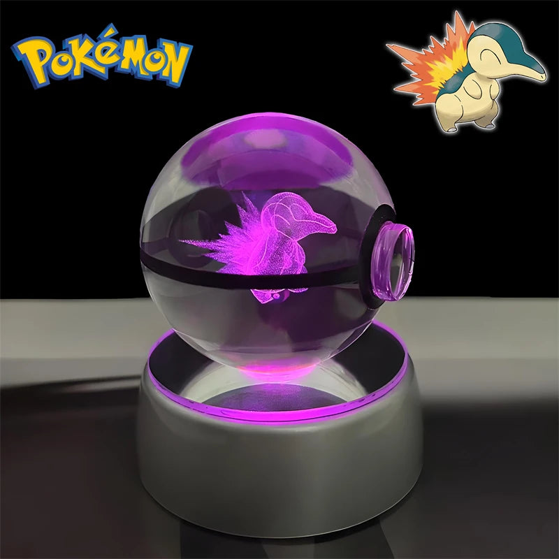 Blastoise Crystal Ball Lamp — Side View | GoPokeShop