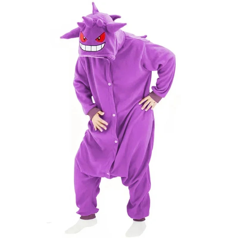 Gengar — Pokémon Kigurumi Onesie (S–XL)