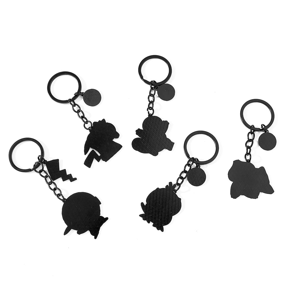 Pikachu, Squirtle & Bulbasaur — Pokémon Metal Keychain