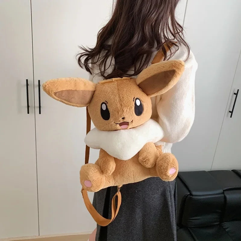 Gengar, Raichu & Friends — Pokémon Plush Shoulder Bag