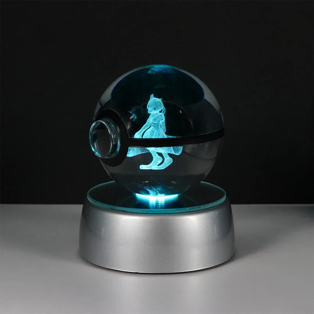 Pikachu & Friends — Crystal Ball Night Light