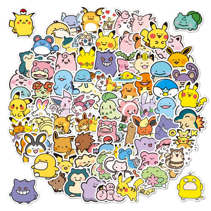 Pokémon Stickers — Front View | GoPokeShop
