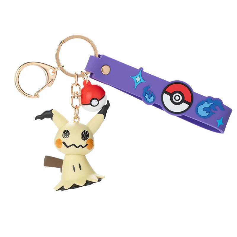 Mimikyu Figure Keychain — Poké Ball Strap | GoPokeShop
